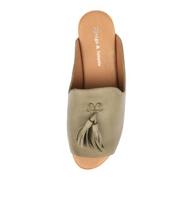 MAYSON KHAKI WHITE SOLE LEATHER