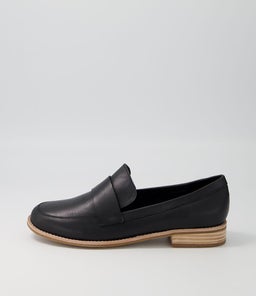ALMON BLACK LEATHER