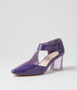 HAPPIE DJ PURPLE PATENT LEATHER