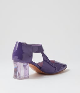 HAPPIE DJ PURPLE PATENT LEATHER