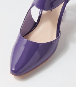 HAPPIE DJ PURPLE PATENT LEATHER