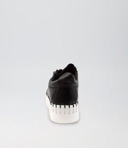 BUMP DJ BLACK WHITE SOLE LEATHER