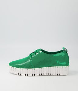 BATU DJ EMERALD WHITE SOLE PATENT LEATHER
