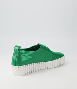 BATU DJ EMERALD WHITE SOLE PATENT LEATHER