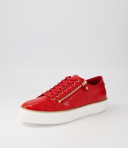 FROGGY DJ RED PATENT LEATHER