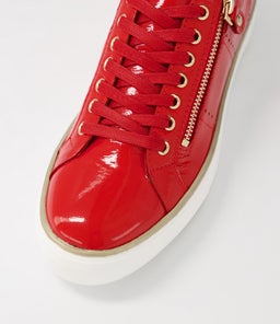 FROGGY DJ RED PATENT LEATHER