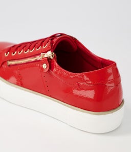 FROGGY DJ RED PATENT LEATHER