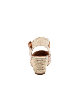 RAIN DJ NUDE LT TAN LEATHER