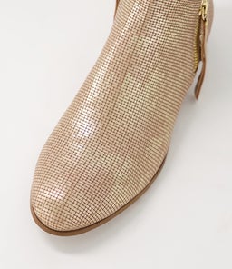 FAYE DJ OLD GOLD CUT LEATHER