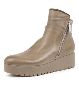 KADEN DJ KHAKI KHAKI LEATHER SUEDE