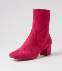 HARTFUL DJ HOT PINK STRETCH MICROSUEDE