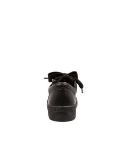 TINSTA DJ BLACK BLACK SOLE LEATHER