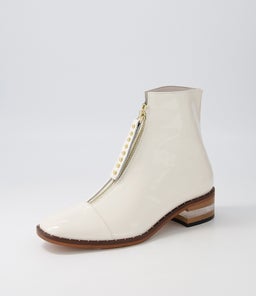 FRIDAYS DJ IVORY PATENT LEATHER