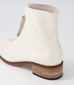 FRIDAYS DJ IVORY PATENT LEATHER