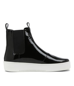 LUCERO DJ BLACK WHITE SOLE PATENT LEATHER