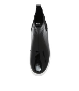 LUCERO DJ BLACK WHITE SOLE PATENT LEATHER