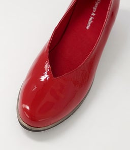 UMME DJ DK RED PATENT LEATHER