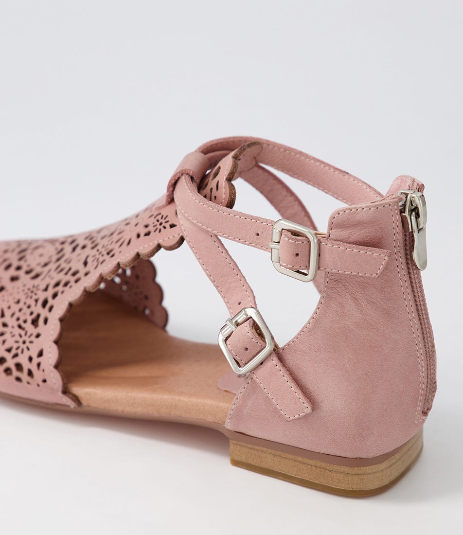 Paedan Blush Leather Sandals | Shop Online at Williams