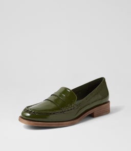 MESSINA DJ KHAKI PATENT LEATHER