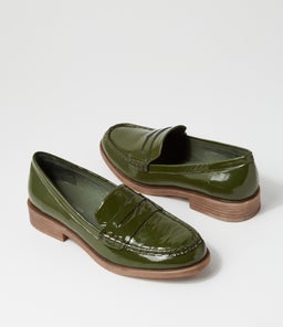MESSINA DJ KHAKI PATENT LEATHER