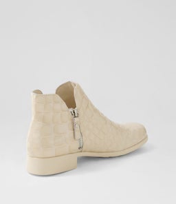ISSIA DJ NOUGAT CROC LEATHER