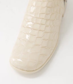 ISSIA DJ NOUGAT CROC LEATHER