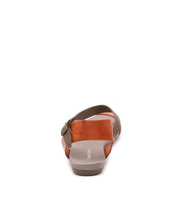 JINNIT ORANGE TAUPE LEATHER