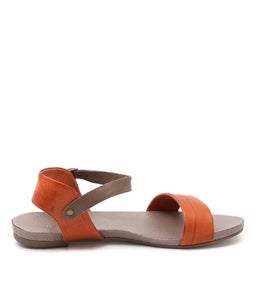 JINNIT ORANGE TAUPE LEATHER