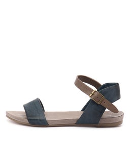JINNIT NAVY TAUPE LEATHER