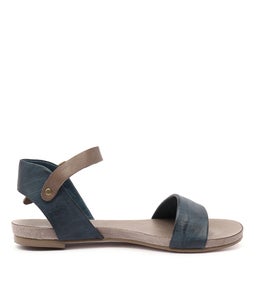 JINNIT NAVY TAUPE LEATHER