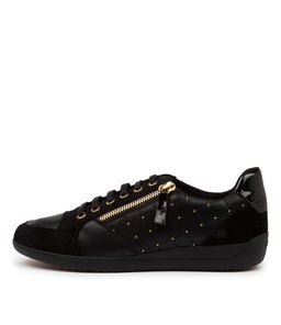 D MYRIA B BLACK BLACK SMOOTH SUEDE
