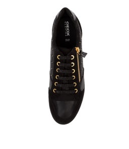 D MYRIA B BLACK BLACK SMOOTH SUEDE