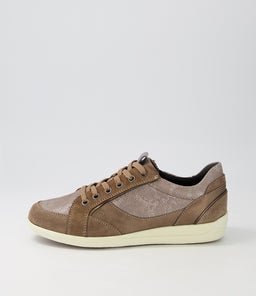 D MYRIA B DK BEIGE SUEDE LEATHER