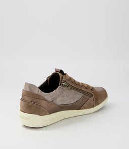 D MYRIA B DK BEIGE SUEDE LEATHER