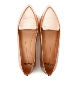GYRO ROSE GOLD METALLIC LEATHER