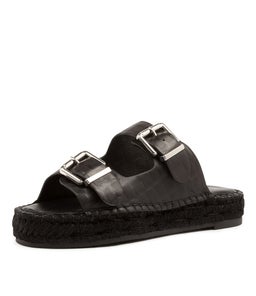 TRIBUTE HJ BLACK CROC CROC LEATHER