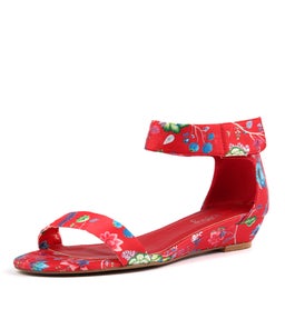 MARLENA RED PRINT FABRIC