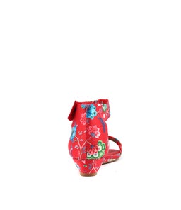 MARLENA RED PRINT FABRIC