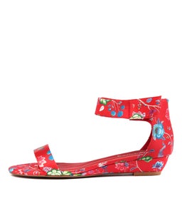MARLENA RED PRINT FABRIC