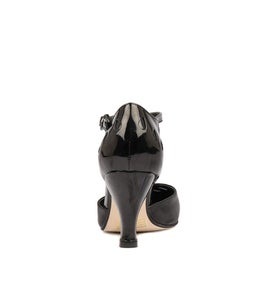 MARIE BLACK PATENT PU