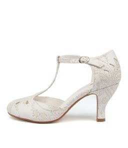 MARIE WHITE LACE EMBOSSED SMOOTH