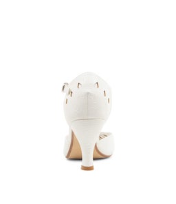 MARIE WHITE FILIGREE EMBOSSED SMOOTH