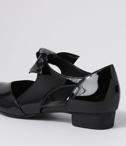 ESTELLA BLACK PATENT PU