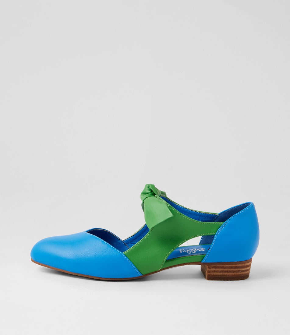 Estella Blue Green Flat Shoes Estella Blue Green Flat Shoes