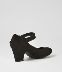 SHARIK BLACK MICROSUEDE