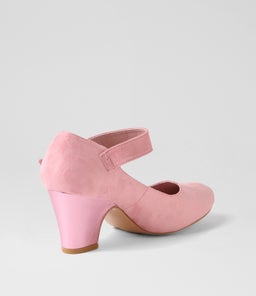 SHARIK PALE PINK PINK METALLIC MICROSUEDE SMOOTH