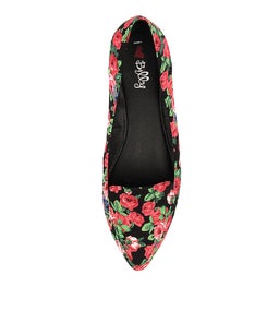 BREANE BLACK BLOOM FABRIC