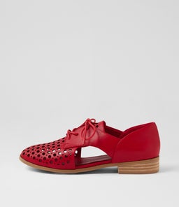 Quietly Red Flat Shoes Quietly Red Flat Shoes