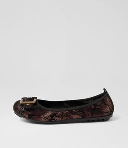 CORY BRONZE PAISLEY MICROSUEDE