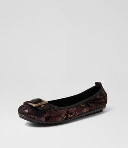 CORY BRONZE PAISLEY MICROSUEDE